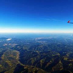Flugwegposition um 14:40:00: Aufgenommen in der Nähe von Gemeinde Übelbach, Österreich in 3570 Meter